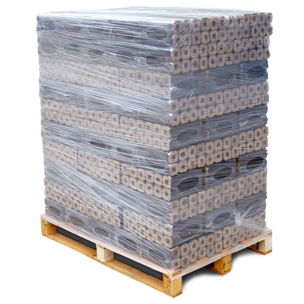 Holzbriketts Wuerfelform 7% Restfeuchte fuer Kamin und Ofen